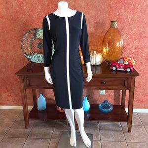 Chaps long sleeve dress